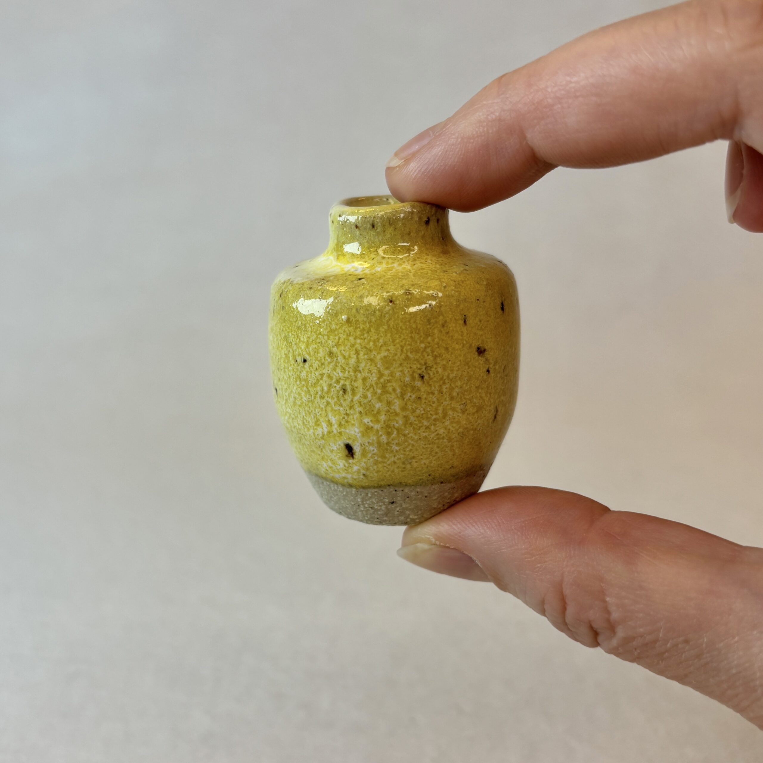 Gul minivase - Billede 2