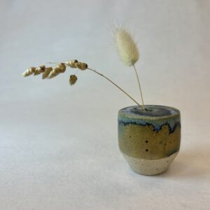 Blågrøn minivase