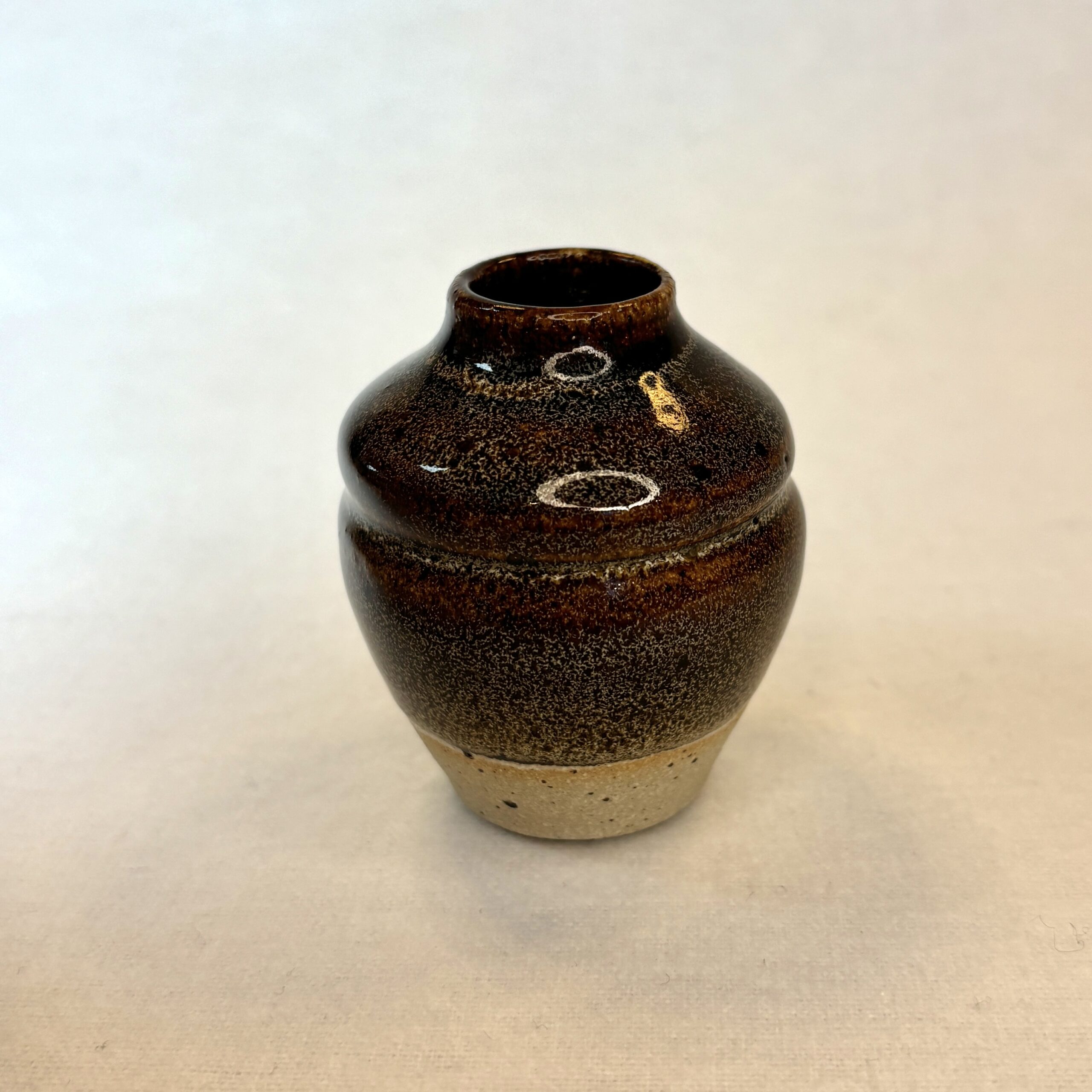 Brun minivase - Billede 3