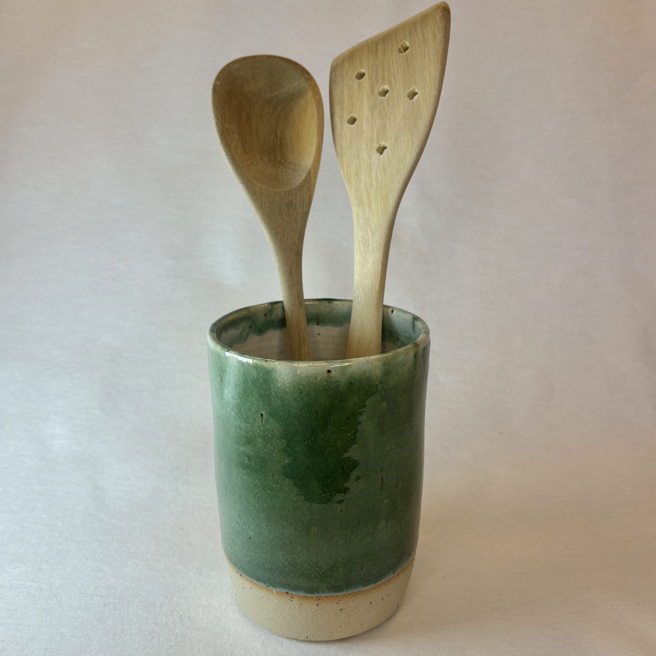 Grøn vase - Billede 2
