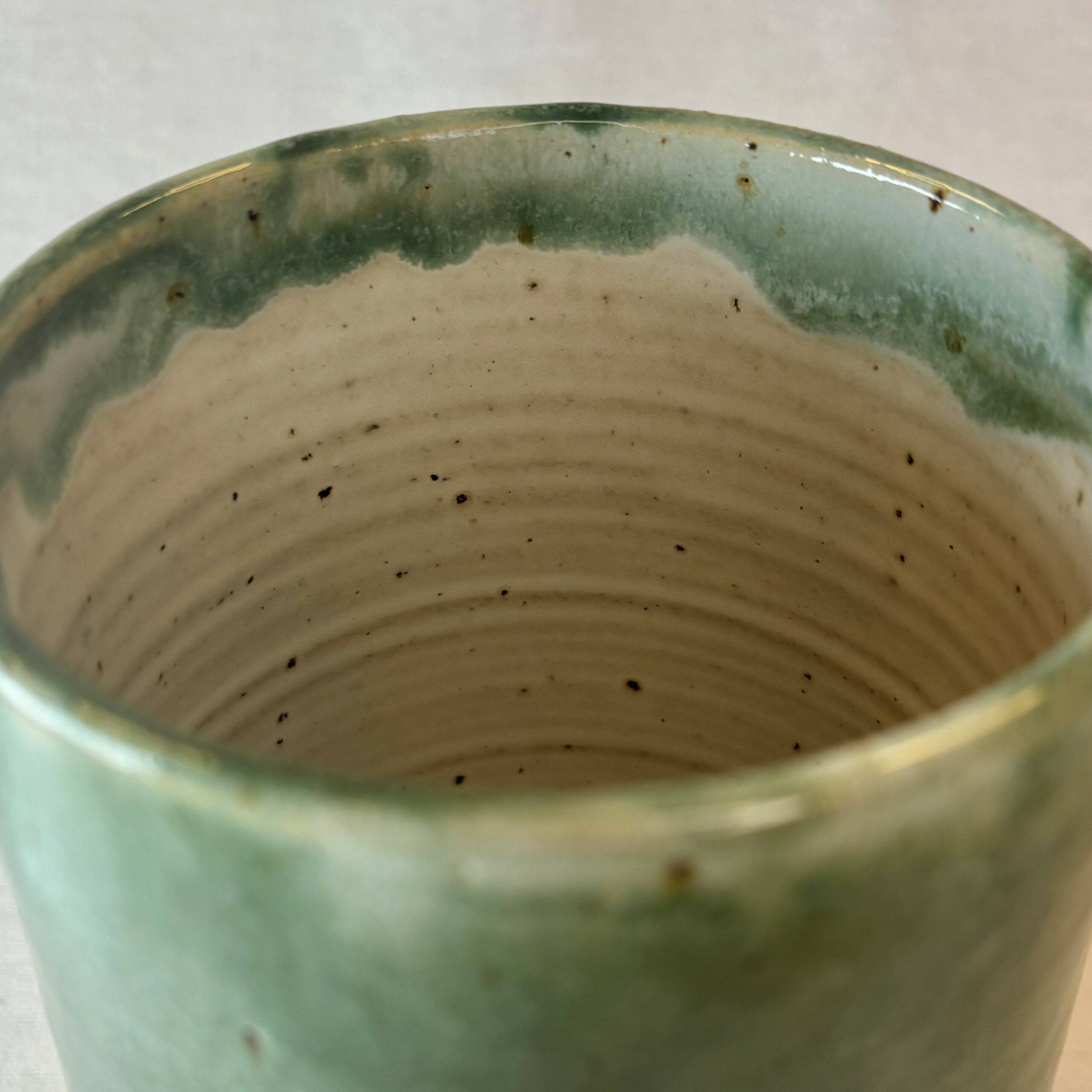 Grøn vase - Billede 4