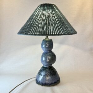 Bordlampe - blågrøn
